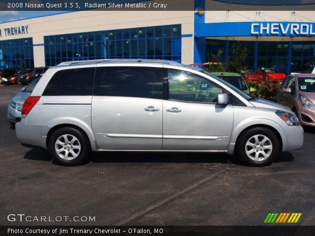 2008 Nissan Quest 3.5 S in Radiant Silver Metallic