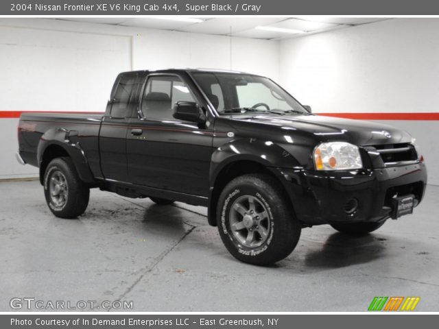 2004 Nissan Frontier XE V6 King Cab 4x4 in Super Black