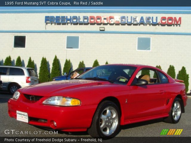 1995 Ford Mustang SVT Cobra Coupe in Rio Red