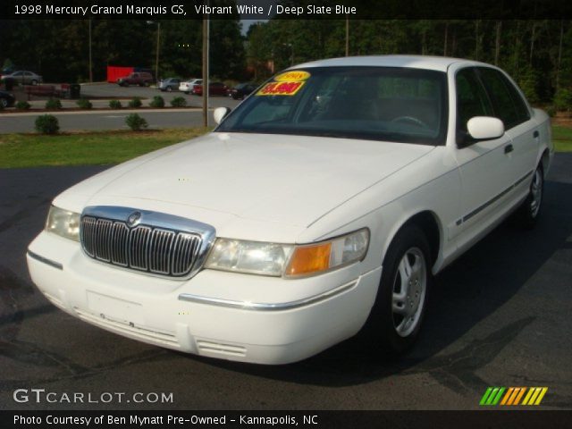 1998 Mercury Grand Marquis GS in Vibrant White