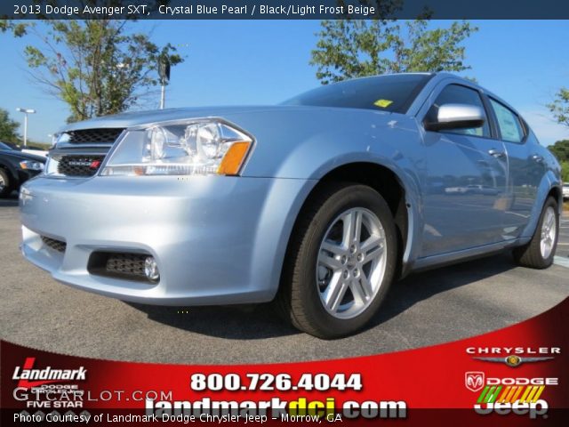 2013 Dodge Avenger SXT in Crystal Blue Pearl