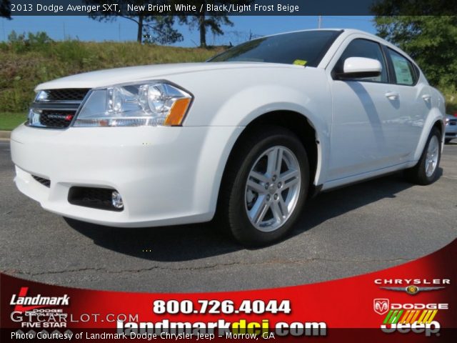 2013 Dodge Avenger SXT in New Bright White