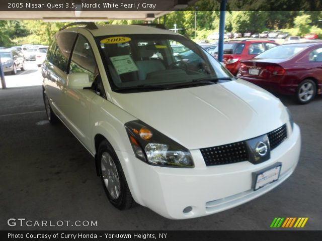 2005 Nissan Quest 3.5 in Nordic White Pearl