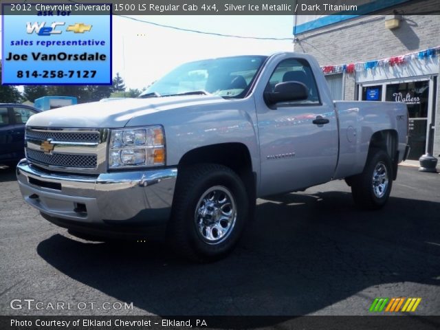 2012 Chevrolet Silverado 1500 LS Regular Cab 4x4 in Silver Ice Metallic