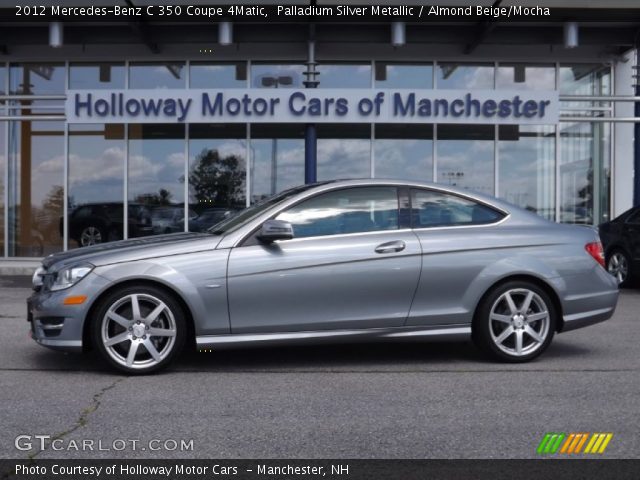 2012 Mercedes-Benz C 350 Coupe 4Matic in Palladium Silver Metallic