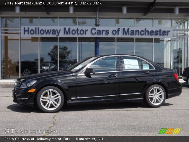 2012 Mercedes-Benz C 300 Sport 4Matic in Black