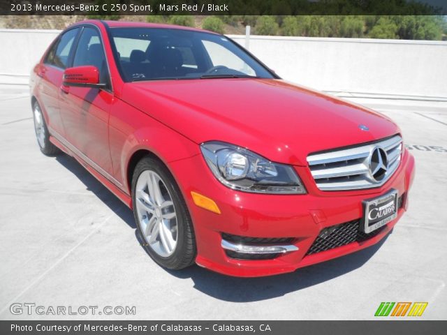 2013 Mercedes-Benz C 250 Sport in Mars Red