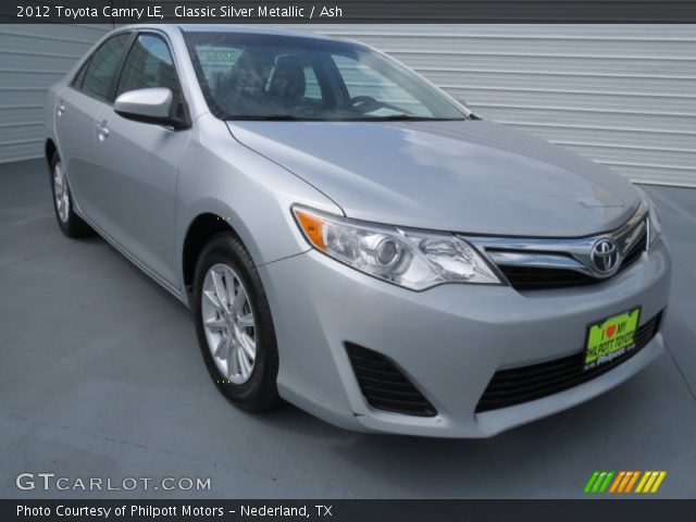 2012 Toyota Camry LE in Classic Silver Metallic