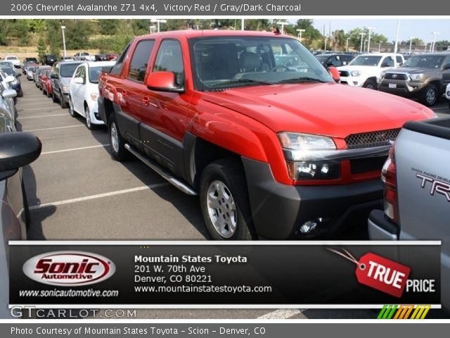 2006 Chevrolet Avalanche Z71 4x4 in Victory Red