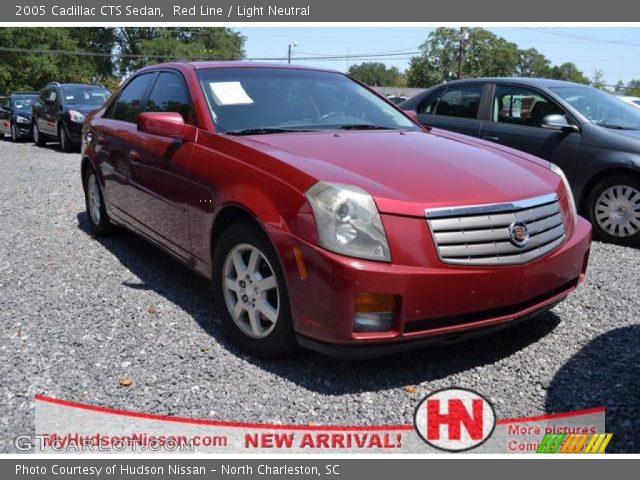 2005 Cadillac CTS Sedan in Red Line