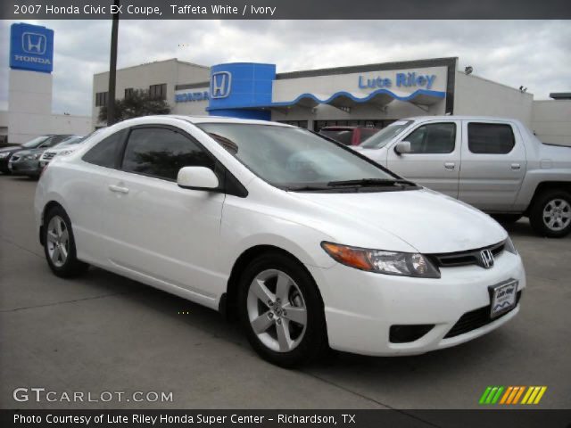 2007 Honda Civic EX Coupe in Taffeta White