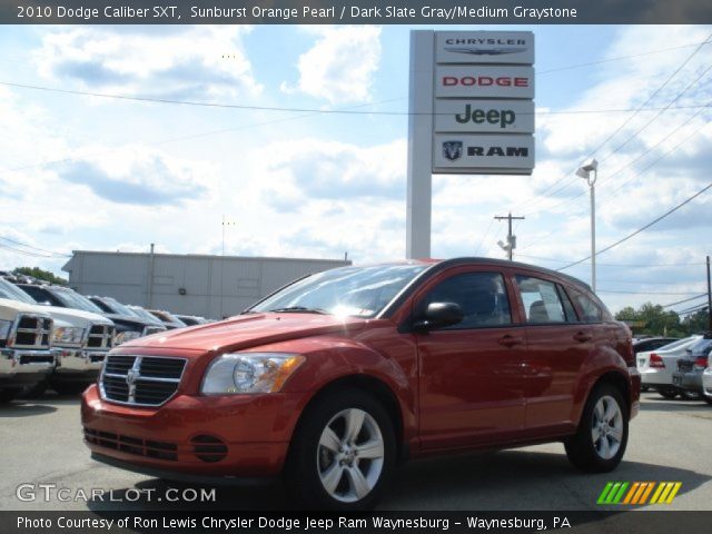 2010 Dodge Caliber SXT in Sunburst Orange Pearl