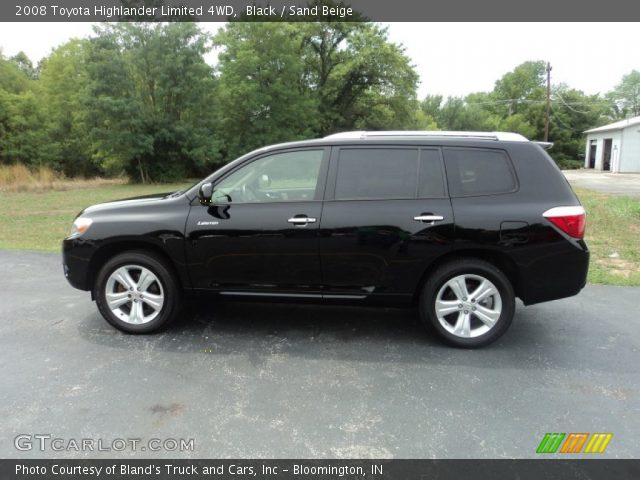 2008 Toyota Highlander Limited 4WD in Black