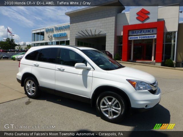 2010 Honda CR-V EX-L AWD in Taffeta White