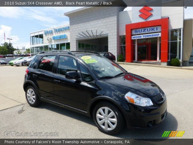 2010 Suzuki SX4 Crossover AWD in Black Pearl Metallic