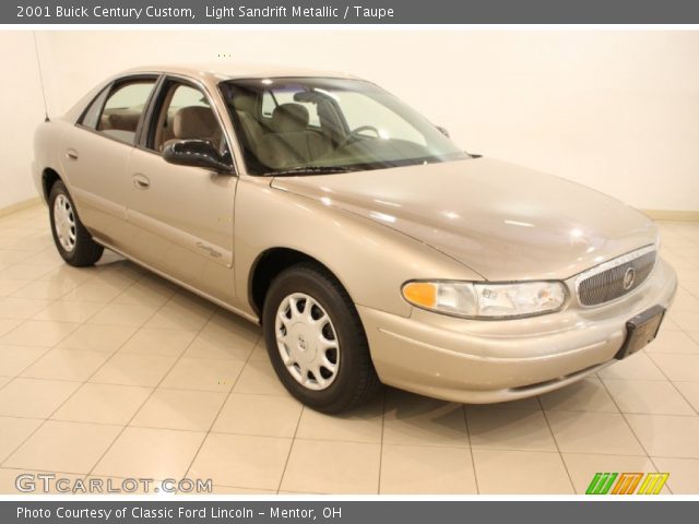 2001 Buick Century Custom in Light Sandrift Metallic