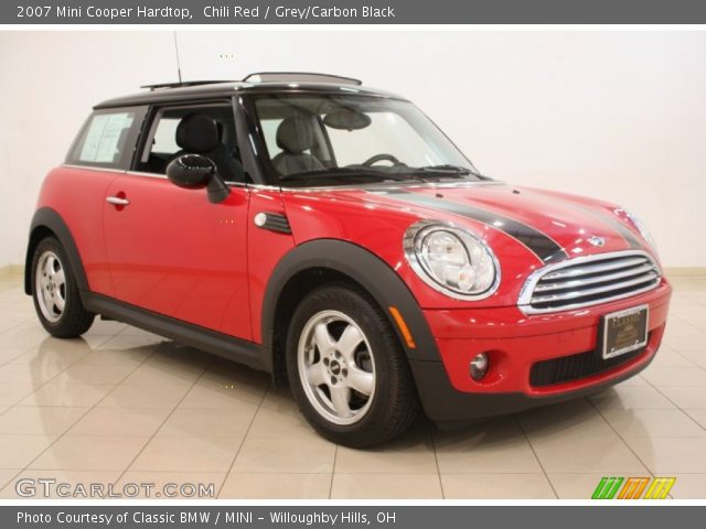2007 Mini Cooper Hardtop in Chili Red