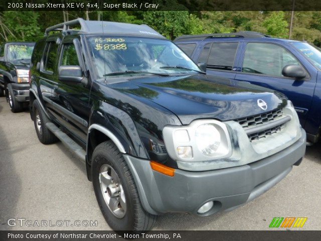 2003 Nissan Xterra XE V6 4x4 in Super Black