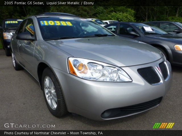 2005 Pontiac G6 Sedan in Liquid Silver Metallic