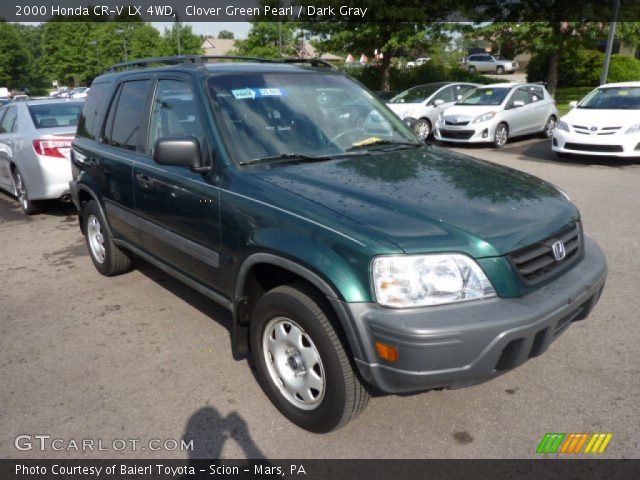 2000 Honda CR-V LX 4WD in Clover Green Pearl