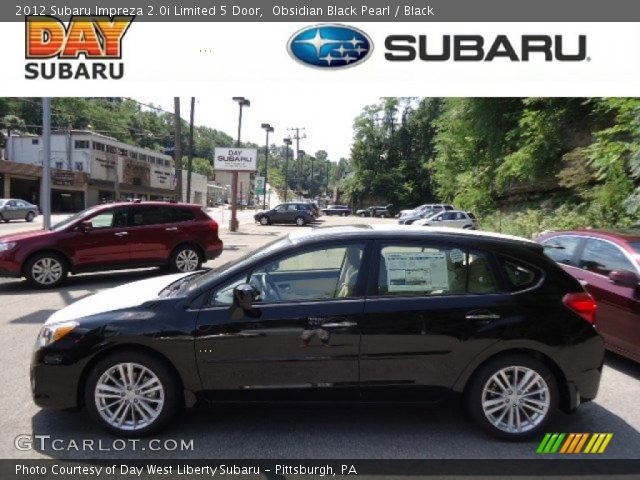 2012 Subaru Impreza 2.0i Limited 5 Door in Obsidian Black Pearl