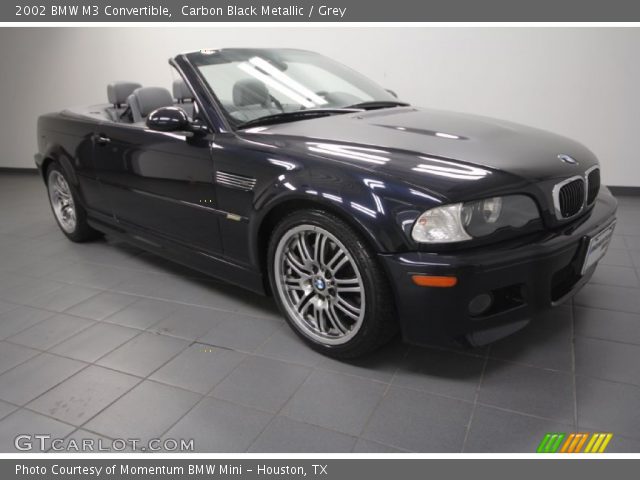 2002 BMW M3 Convertible in Carbon Black Metallic