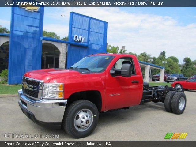 2013 Chevrolet Silverado 3500HD WT Regular Cab Chassis in Victory Red