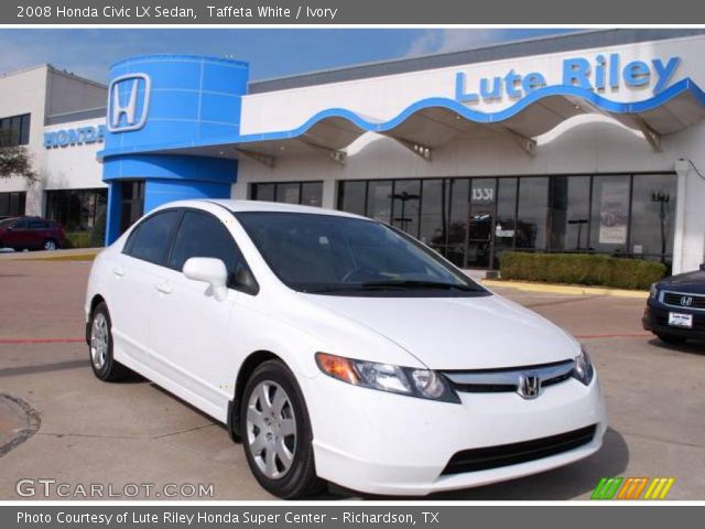 2008 Honda Civic LX Sedan in Taffeta White