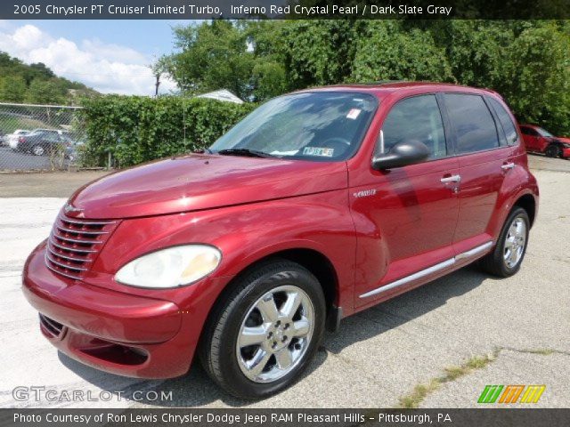 2005 Chrysler PT Cruiser Limited Turbo in Inferno Red Crystal Pearl