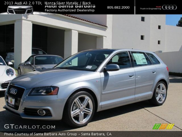 2013 Audi A3 2.0 TDI in Monza Silver Metallic