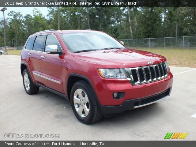 2011 Jeep Grand Cherokee Limited 4x4 in Inferno Red Crystal Pearl