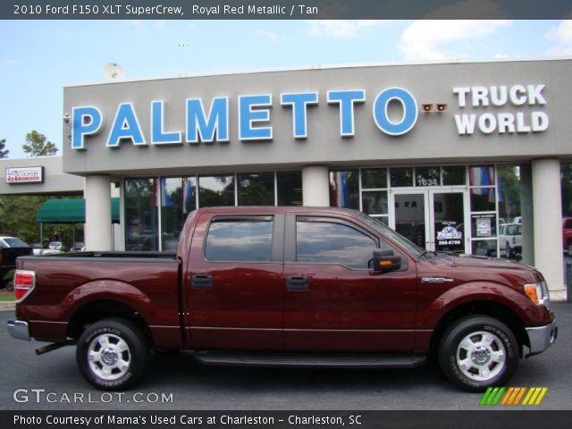 2010 Ford F150 XLT SuperCrew in Royal Red Metallic