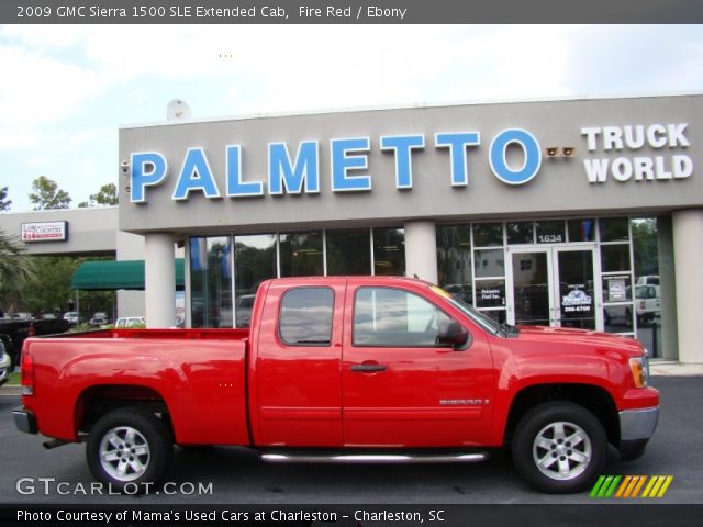 2009 GMC Sierra 1500 SLE Extended Cab in Fire Red