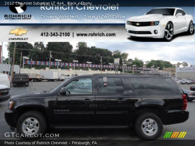 2012 Chevrolet Suburban LT 4x4 in Black
