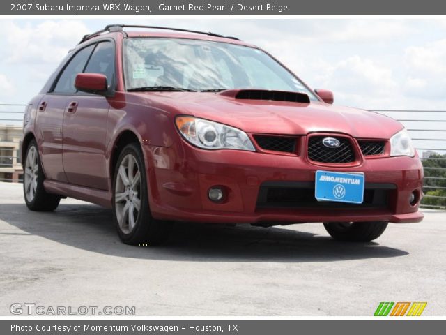 2007 Subaru Impreza WRX Wagon in Garnet Red Pearl