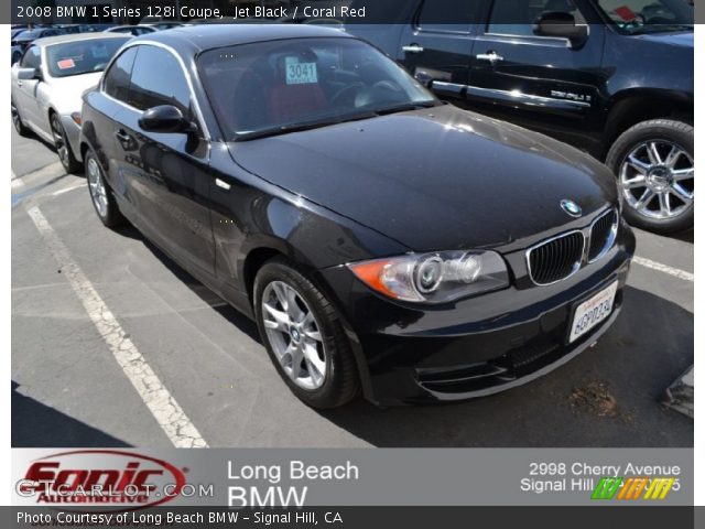 2008 BMW 1 Series 128i Coupe in Jet Black