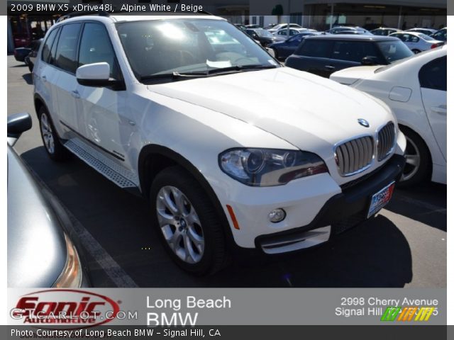 2009 BMW X5 xDrive48i in Alpine White