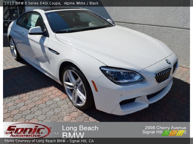 2013 BMW 6 Series 640i Coupe in Alpine White