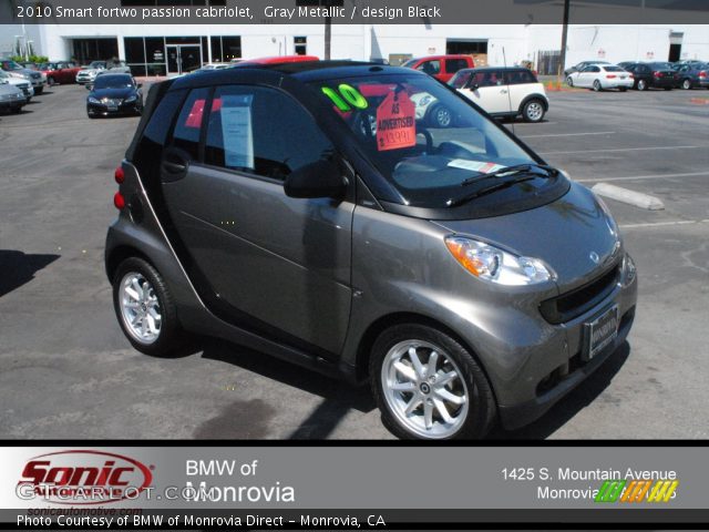 2010 Smart fortwo passion cabriolet in Gray Metallic