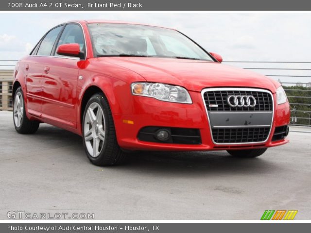 2008 Audi A4 2.0T Sedan in Brilliant Red