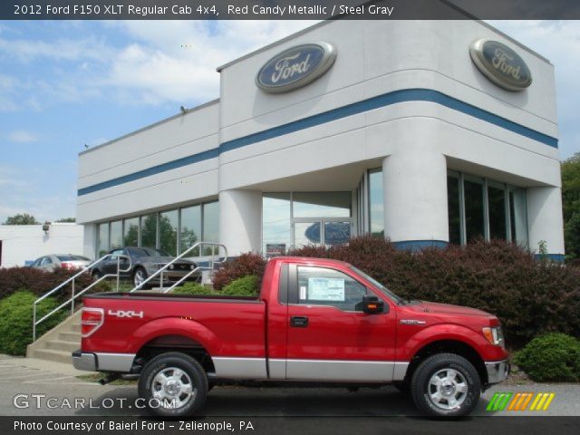 2012 Ford F150 XLT Regular Cab 4x4 in Red Candy Metallic