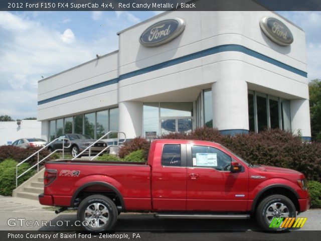 2012 Ford F150 FX4 SuperCab 4x4 in Red Candy Metallic
