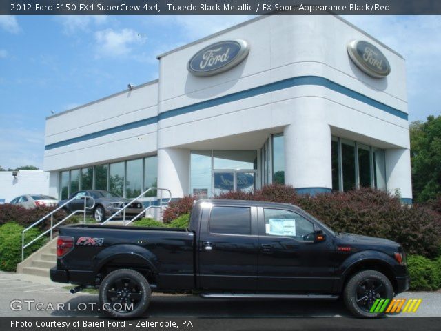 2012 Ford F150 FX4 SuperCrew 4x4 in Tuxedo Black Metallic