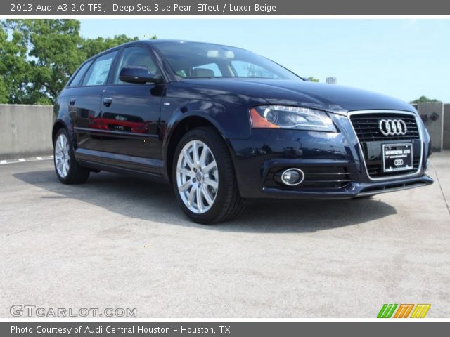 2013 Audi A3 2.0 TFSI in Deep Sea Blue Pearl Effect