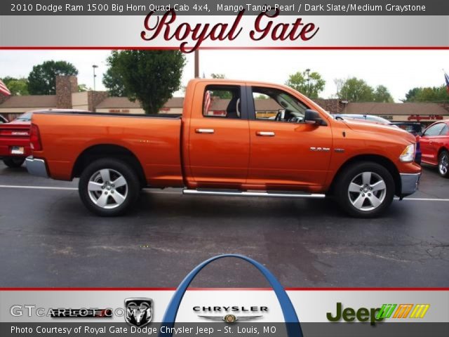 2010 Dodge Ram 1500 Big Horn Quad Cab 4x4 in Mango Tango Pearl