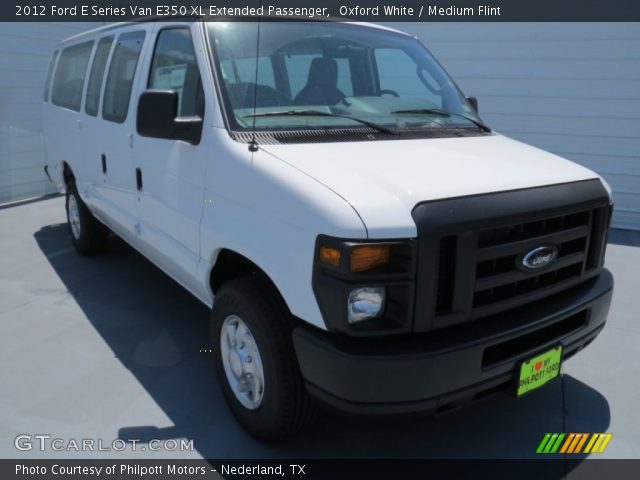 2012 Ford E Series Van E350 XL Extended Passenger in Oxford White