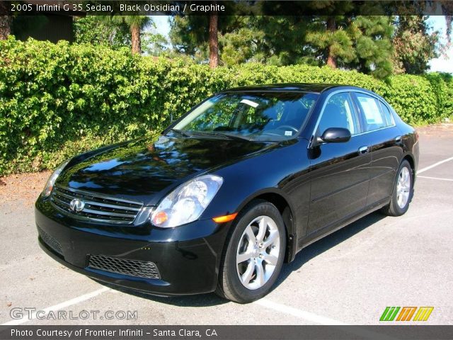 2005 Infiniti G 35 Sedan in Black Obsidian