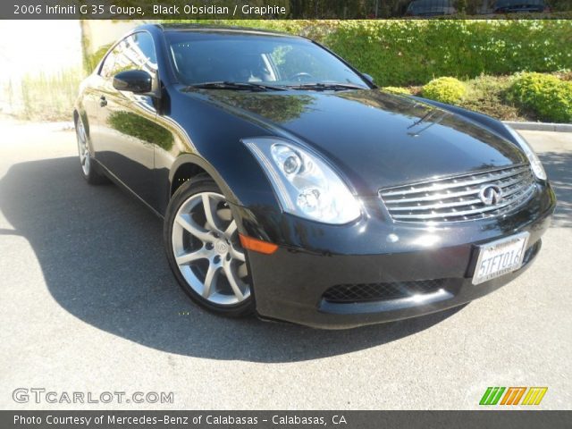 2006 Infiniti G 35 Coupe in Black Obsidian