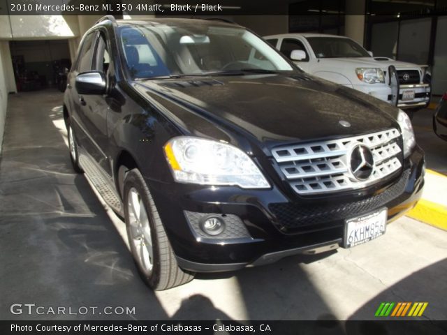 2010 Mercedes-Benz ML 350 4Matic in Black