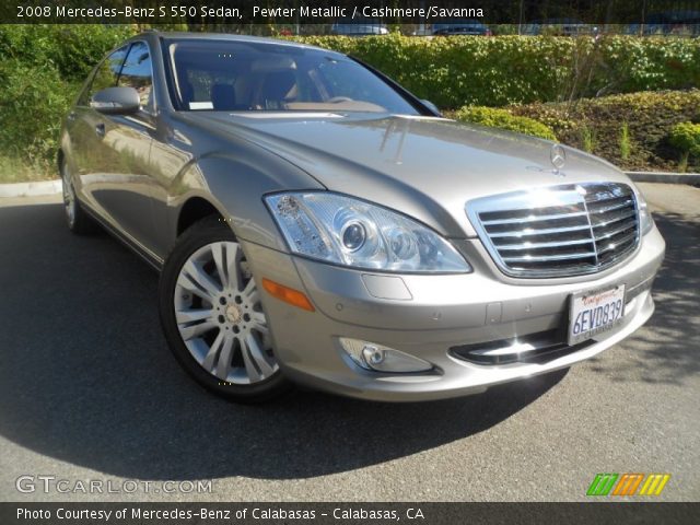 2008 Mercedes-Benz S 550 Sedan in Pewter Metallic